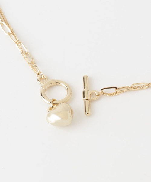 URBAN RESEARCH Sonny Label(アーバンリサーチサニーレーベル)の「ハートチャームチェーンネックレス(ネックレス・レディース・ゴールド/シルバー・ONE)」の8枚目の写真