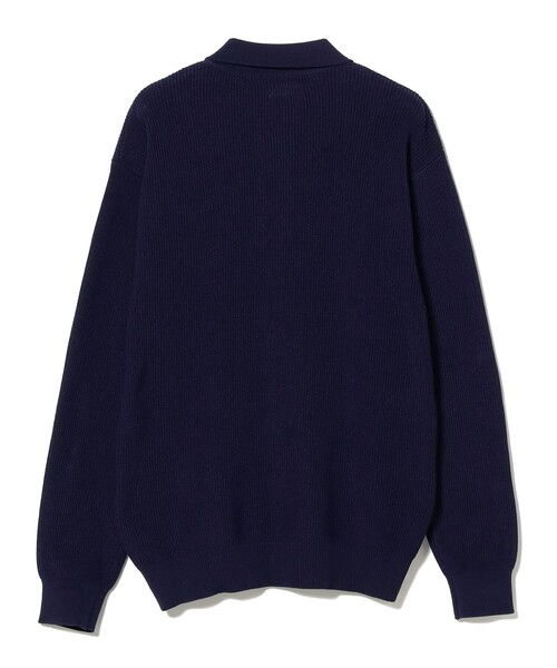 BEAMS（ビームス）の「12ゲージ リブニット ポロシャツ（ポロシャツ・メンズ・ブラック/ネイビー/ライトグレー・SMALL/X-LARGE/LARGE/MEDIUM）」の7枚目の写真