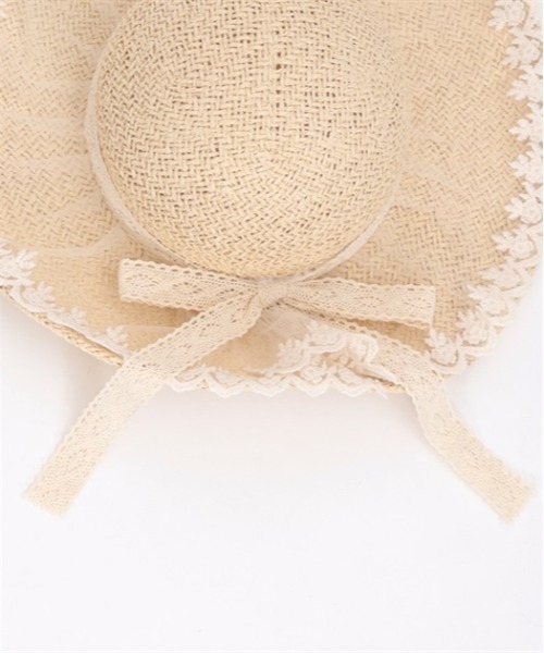 axes femme POETIQUE（アクシーズファムポエティック）の「ワイヤー入り雑材風ハット（ハット・レディース・キナリ・FREE）」の5枚目の写真