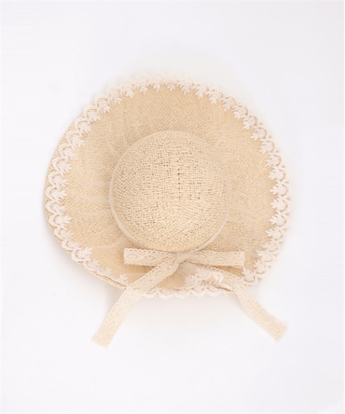 axes femme POETIQUE（アクシーズファムポエティック）の「ワイヤー入り雑材風ハット（ハット・レディース・キナリ・FREE）」の4枚目の写真