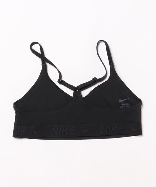 NIKE（ナイキ）の「《NIKEアパレル》YTH ガールズ DF インディ ブラ（スポーツブラ・キッズ・ブラック/ホワイト・130/140/150/160）」の3枚目の写真