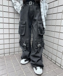 Figments | マルチカーゴワイドデニムパンツ(デニムパンツ)