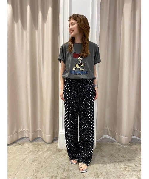 Disney(ディズニー)の「フロッキーPtフェード加工T/Donald(Tシャツ/カットソー・レディース・チャコールグレー・M/L)」の21枚目の写真