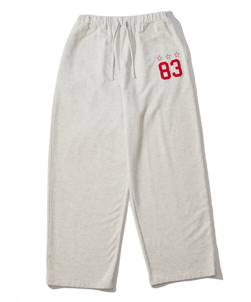 WHO'S WHO gallery（フーズフーギャラリー）の「ナンバリングスウェパン /セットアップ対応可（スウェットパンツ・レディース・ブラック/ライトグレー/ネイビー/グレー/カーキ・FREE）」の15枚目の写真