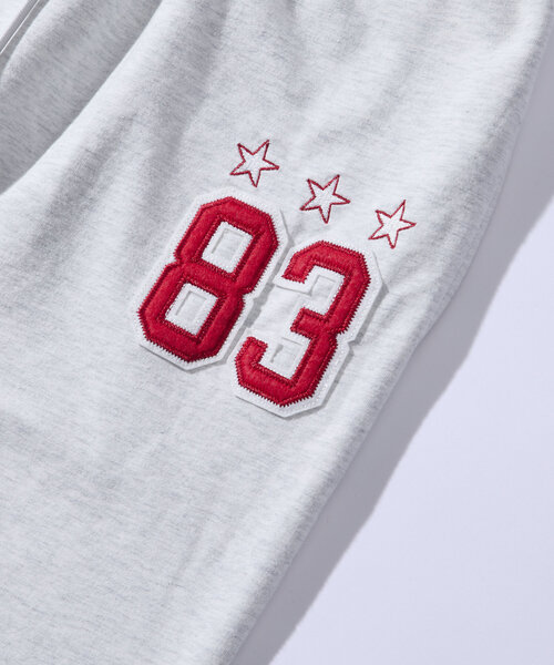 WHO'S WHO gallery（フーズフーギャラリー）の「ナンバリングスウェパン /セットアップ対応可（スウェットパンツ・レディース・ブラック/ライトグレー/ネイビー/グレー/カーキ・FREE）」の13枚目の写真