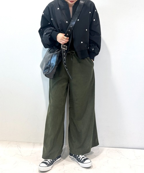 CECIL McBEE(セシルマクビー)の「カットコールワイドパンツ(その他パンツ・レディース・ブラウン/ブラック/グレー/カーキ/グレイッシュベージュ/アイボリー・LARGE/MEDIUM)」の6枚目の写真