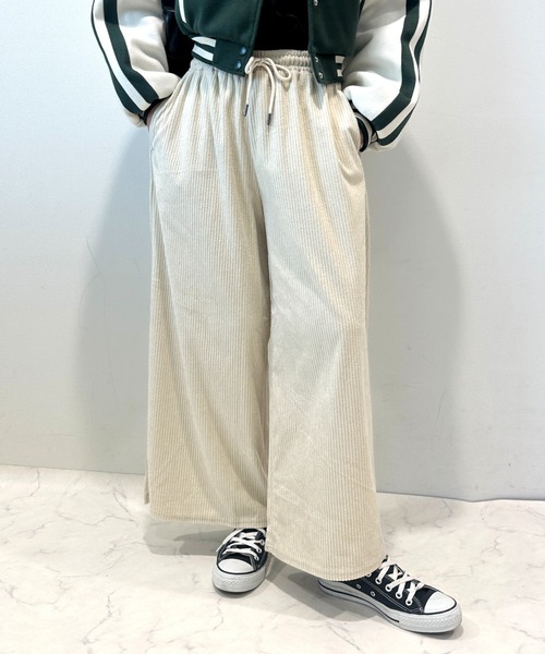 CECIL McBEE(セシルマクビー)の「カットコールワイドパンツ(その他パンツ・レディース・ブラウン/ブラック/グレー/カーキ/グレイッシュベージュ/アイボリー・LARGE/MEDIUM)」の8枚目の写真