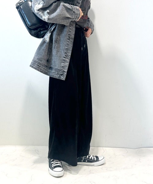 CECIL McBEE(セシルマクビー)の「カットコールワイドパンツ(その他パンツ・レディース・ブラウン/ブラック/グレー/カーキ/グレイッシュベージュ/アイボリー・LARGE/MEDIUM)」の10枚目の写真