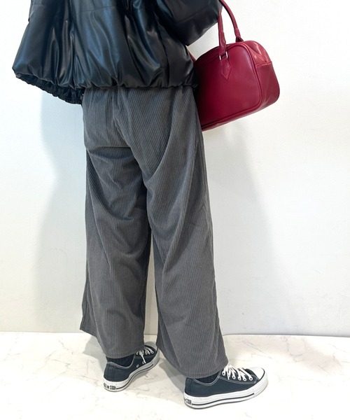 CECIL McBEE(セシルマクビー)の「カットコールワイドパンツ(その他パンツ・レディース・ブラウン/ブラック/グレー/カーキ/グレイッシュベージュ/アイボリー・LARGE/MEDIUM)」の14枚目の写真