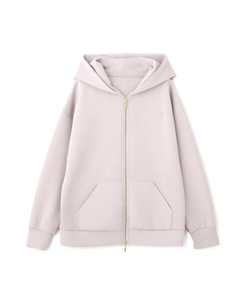 PROPORTION BODY DRESSING(プロポーションボディドレッシング)の「段ボールニットジップパーカー / 1214260901(パーカー・レディース・ホワイト系その他/ダークグレー/グレー・FREE)」の4枚目の写真