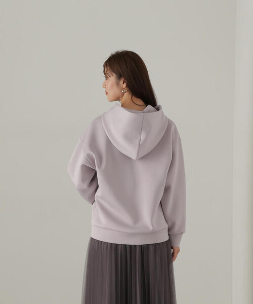 PROPORTION BODY DRESSING(プロポーションボディドレッシング)の「段ボールニットジップパーカー / 1214260901(パーカー・レディース・ホワイト系その他/ダークグレー/グレー・FREE)」の11枚目の写真