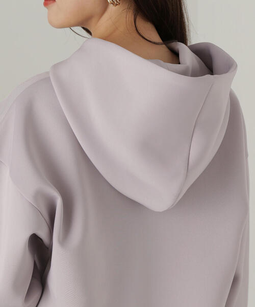 PROPORTION BODY DRESSING(プロポーションボディドレッシング)の「段ボールニットジップパーカー / 1214260901(パーカー・レディース・ホワイト系その他/ダークグレー/グレー・FREE)」の13枚目の写真