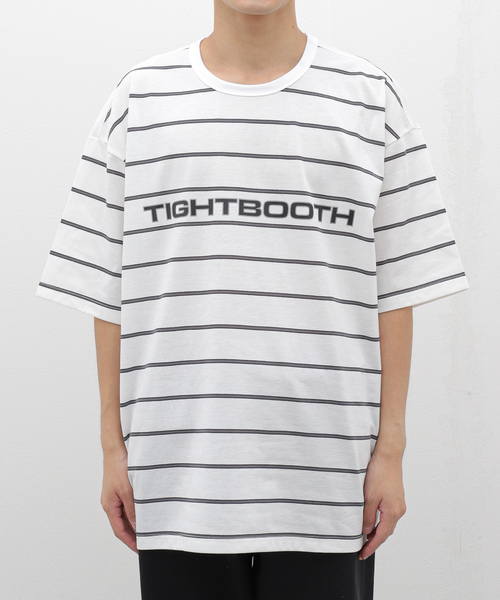 TIGHTBOOTH / タイトブース LOGO BOADER T-SH（Tシャツ/カットソー