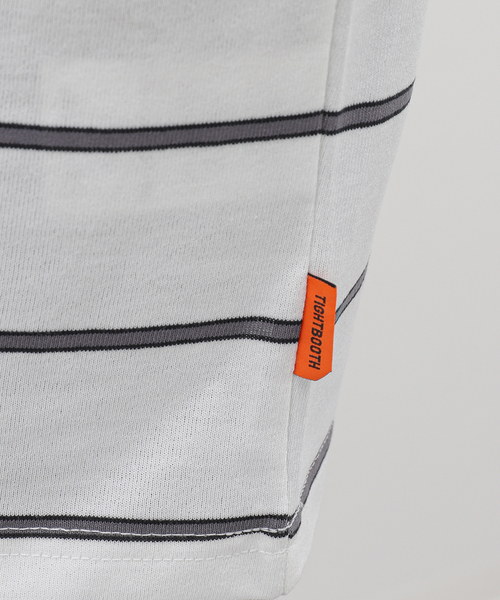 TIGHTBOOTH PRODUCTION(タイトブースプロダクション)の「TIGHTBOOTH / タイトブース LOGO BOADER T-SH(Tシャツ/カットソー・メンズ・ブラック/ホワイト・MEDIUM/LARGE)」の17枚目の写真
