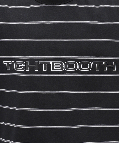 TIGHTBOOTH PRODUCTION(タイトブースプロダクション)の「TIGHTBOOTH / タイトブース LOGO BOADER T-SH(Tシャツ/カットソー・メンズ・ブラック/ホワイト・MEDIUM/LARGE)」の18枚目の写真