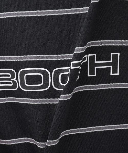 TIGHTBOOTH PRODUCTION(タイトブースプロダクション)の「TIGHTBOOTH / タイトブース LOGO BOADER T-SH(Tシャツ/カットソー・メンズ・ブラック/ホワイト・MEDIUM/LARGE)」の6枚目の写真