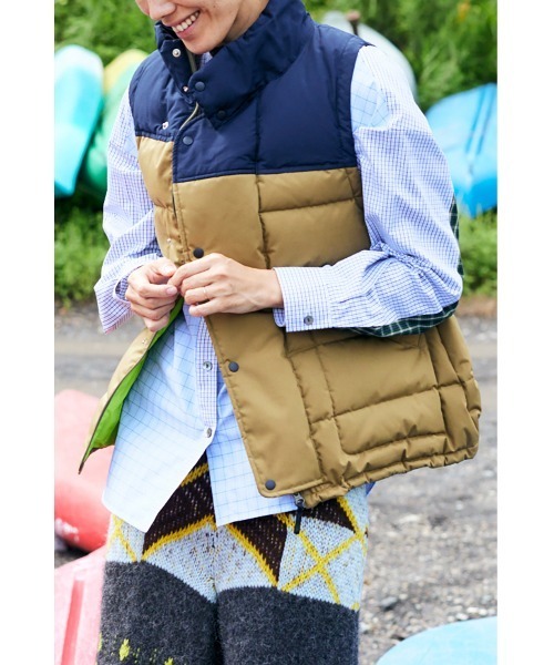 nagonstans ナゴンスタンス　bib vest ベスト nagonstans（ナゴンスタンス）の「SEMI WORSTED Over Size Vest