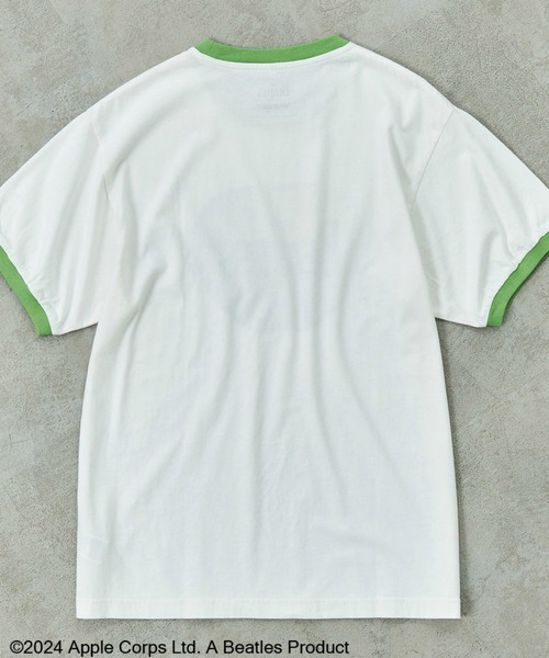 【BEATLESxWrangler】リンガーTシャツ Lee tシャツ Wrangler/ラングラー「BEATLESxWrangler」コラボ第2
