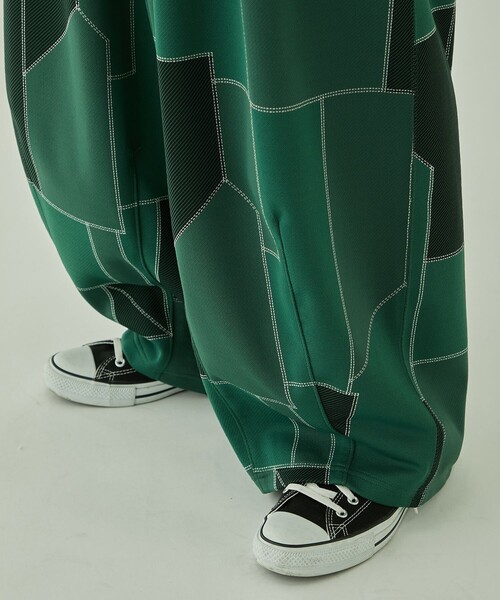 Needles（ニードルス）の「【Needles/ニードルズ】STUDIOUS別注Track H.D.Pants（その他パンツ・メンズ・グリーン・L/M/S/XS）」の11枚目の写真