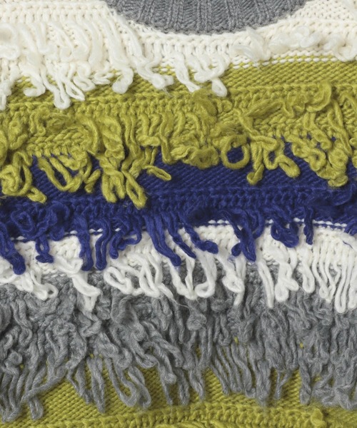 LEPSIM（レプシィム）の「3ゲージモンスターMIXプルオーバー　133289（ニット/セーター・レディース・ブラック系その他/グリーン系その他/パープル系その他・FREE）」の11枚目の写真