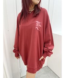 EVRIS | Eロゴピグメントオーバーサイズスウェット(スウェット)