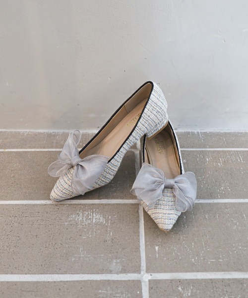 【ALDO】本革レザー☆Aliette☆ミニヒール・パンプス〇リボン ALDO】本革レザー☆Aliette☆ミニヒール・パンプス〇リボン