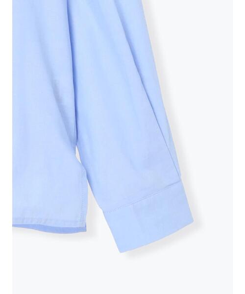 Te chichi TERRASSE（テチチテラス）の「バンドカラー前立てフリルブラウス（シャツ/ブラウス・レディース・オフホワイト/ネイビー/サックスブルー・F）」の15枚目の写真