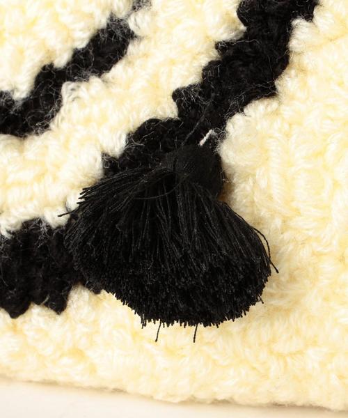 Another Edition（アナザーエディション）の「AnotherEdition×Fatima Moroccoスマイルクラッチバッグ/AE×Fatima/M SML CLT◆（クラッチバッグ・レディース・ホワイト/ブラック・フリー）」の7枚目の写真