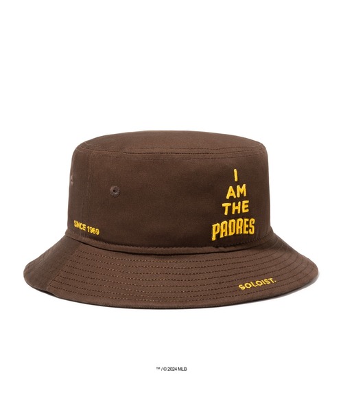 TAKAHIROMIYASHITATheSoloIst.（タカヒロミヤシタザソロイスト）の「Bucket-01.(I AM THE PADRES)（ハット・メンズ・ブラウン・L/XL/M/L/S/M）」の7枚目の写真