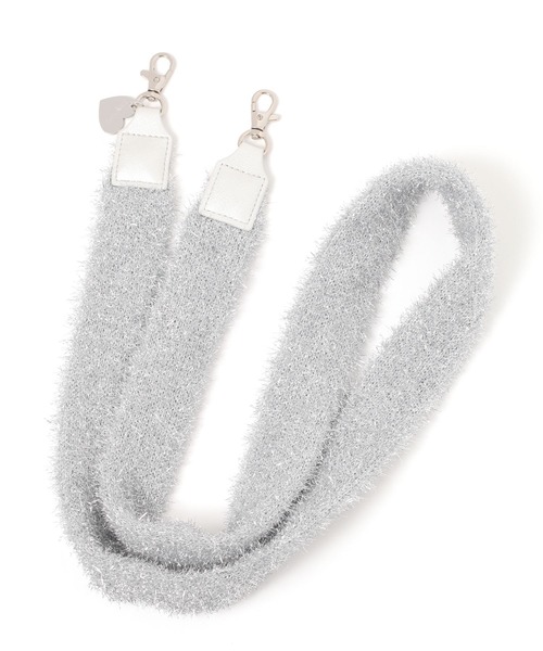 tiny tiny（ティニーティニー）の「ラメニットストラップ[tiny tiny(ティニーティニー)]（スマホグッズ・レディース・ブラック/グレー/ピンク・0）」の11枚目の写真