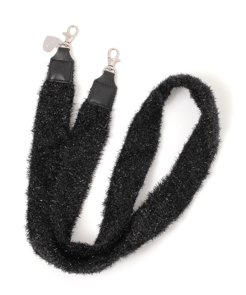 tiny tiny（ティニーティニー）の「ラメニットストラップ[tiny tiny(ティニーティニー)]（スマホグッズ・レディース・ブラック/グレー/ピンク・0）」の12枚目の写真