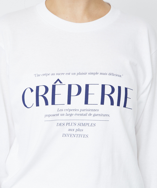 Rouge vif Anna（ルージュヴィフアンナ）の「シンプルロゴプリントロンT（Tシャツ/カットソー・レディース・ブラウン/ネイビー・フリー）」の22枚目の写真