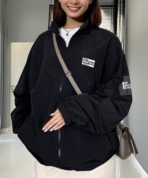 Candlestick（キャンドルスティック）の「萌え袖 バルーンスリーブ ナイロン タスラン スタンドネック フルジップ トラック ジャケット（ナイロンジャケット）」