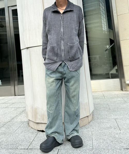 tinkerend（ティンカーエンド）の「Twist Vintage Denim Pants / ツイストヴィンテージデニムパンツ（デニムパンツ・メンズ・ブルー・L/M/XL）」の3枚目の写真