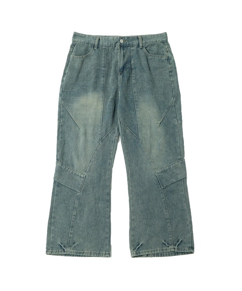 tinkerend（ティンカーエンド）の「Twist Vintage Denim Pants / ツイストヴィンテージデニムパンツ（デニムパンツ・メンズ・ブルー・L/M/XL）」の14枚目の写真