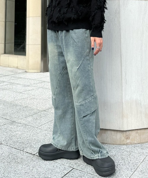 tinkerend（ティンカーエンド）の「Twist Vintage Denim Pants / ツイストヴィンテージデニムパンツ（デニムパンツ・メンズ・ブルー・L/M/XL）」の16枚目の写真