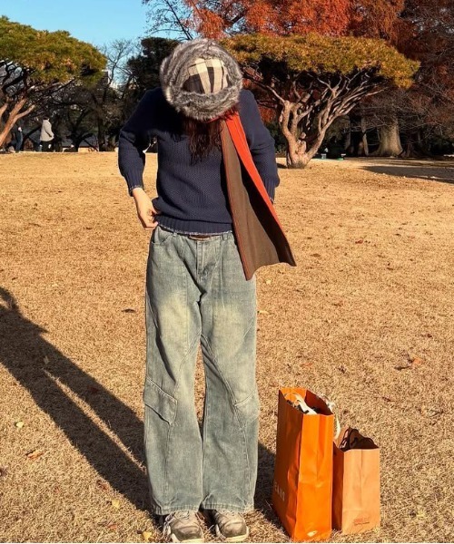 tinkerend（ティンカーエンド）の「Twist Vintage Denim Pants / ツイストヴィンテージデニムパンツ（デニムパンツ・メンズ・ブルー・L/M/XL）」の19枚目の写真