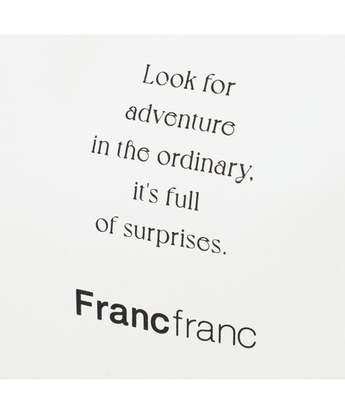 Francfranc(フランフラン)の「ロゴトートバッグ タイポグラフィ L アイボリー(トートバッグ・レディース・アイボリー・FREE)」の5枚目の写真