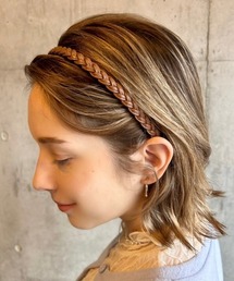 クロス編み カチューシャ