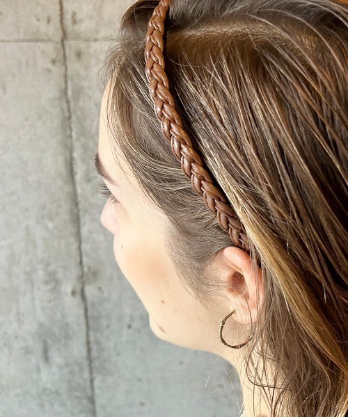 ciite'（シーテ）の「クロス編み カチューシャ（カチューシャ・レディース・ブラック/カーキ/ブラウン・FREE）」の17枚目の写真