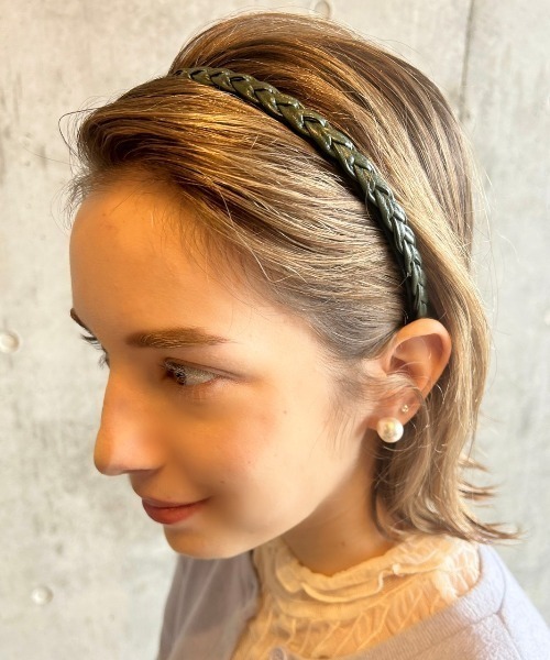 ciite'（シーテ）の「クロス編み カチューシャ（カチューシャ・レディース・ブラック/カーキ/ブラウン・FREE）」の18枚目の写真