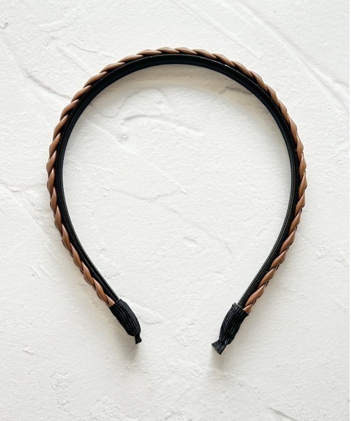 ciite'（シーテ）の「クロス編み カチューシャ（カチューシャ・レディース・ブラック/カーキ/ブラウン・FREE）」の8枚目の写真