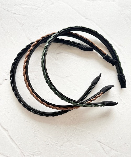 ciite'（シーテ）の「クロス編み カチューシャ（カチューシャ・レディース・ブラック/カーキ/ブラウン・FREE）」の14枚目の写真