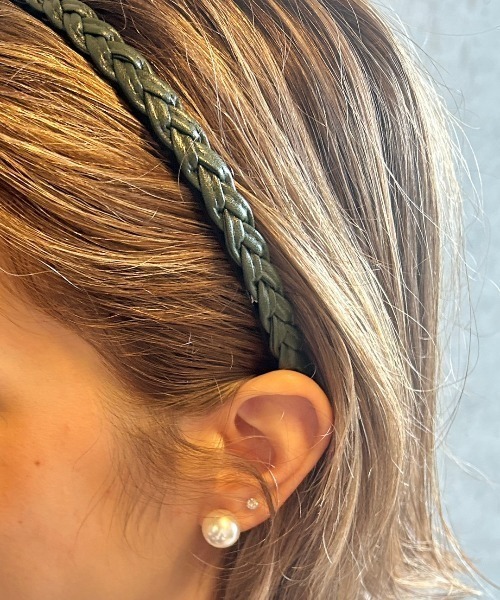 ciite'（シーテ）の「クロス編み カチューシャ（カチューシャ・レディース・ブラック/カーキ/ブラウン・FREE）」の16枚目の写真