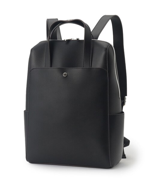 ITS'DEMO（イッツデモ）の「◆【通勤に／A4／PC／6ポケット】かるいかばんリュック（バックパック/リュック・レディース・ベージュ/ブラック/ワインレッド/ライトグレー/パープル・00）」の19枚目の写真