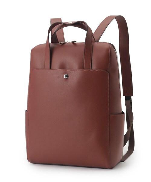 ITS'DEMO（イッツデモ）の「◆【通勤に／A4／PC／6ポケット】かるいかばんリュック（バックパック/リュック・レディース・ベージュ/ブラック/ワインレッド/ライトグレー/パープル・00）」の20枚目の写真