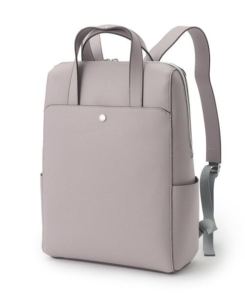 ITS'DEMO（イッツデモ）の「◆【通勤に／A4／PC／6ポケット】かるいかばんリュック（バックパック/リュック・レディース・ベージュ/ブラック/ワインレッド/ライトグレー/パープル・00）」の21枚目の写真