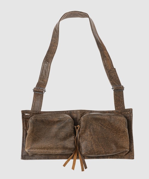 WhoWhat(フーワット)の「LETHER DETACHABLE POUCH PANTS(その他パンツ・メンズ・ブラウン・M)」の11枚目の写真