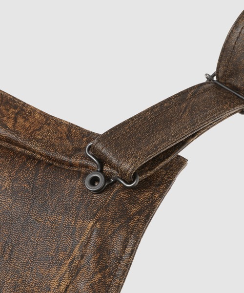 WhoWhat(フーワット)の「LETHER DETACHABLE POUCH PANTS(その他パンツ・メンズ・ブラウン・M)」の8枚目の写真