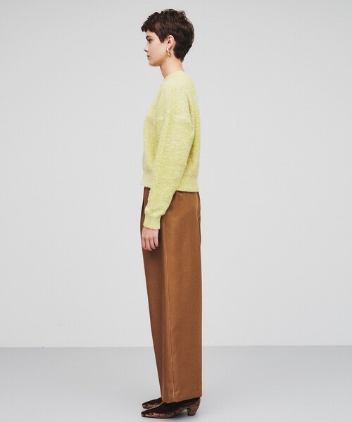 cloenc（クロエンス）の「◆【手洗い可】タックワイドパンツ（その他パンツ・レディース・ブラック/キャメル/ダークグレー・02/01/03）」の12枚目の写真